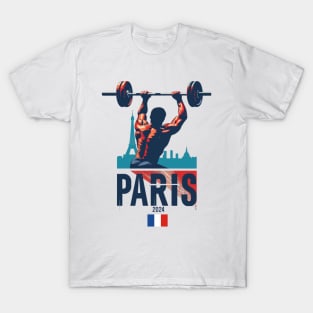 Paris 2024, Weightlifting, Athletics T-Shirt